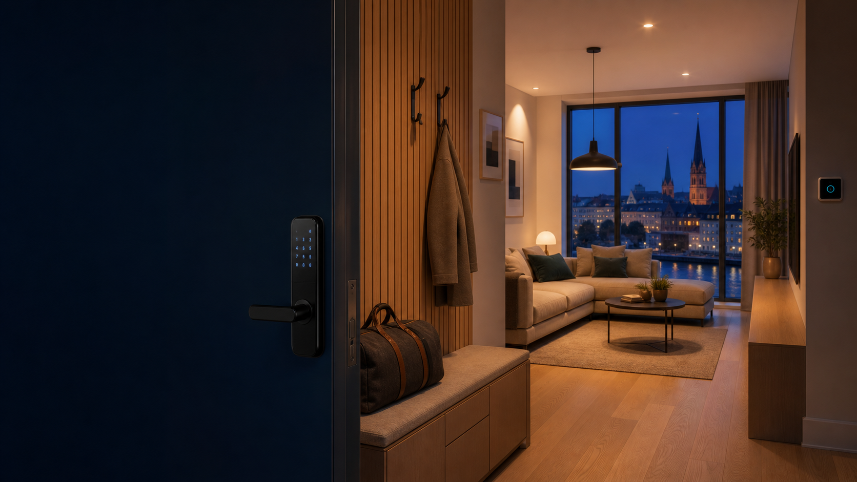 Premium short-term rental with smart guest access