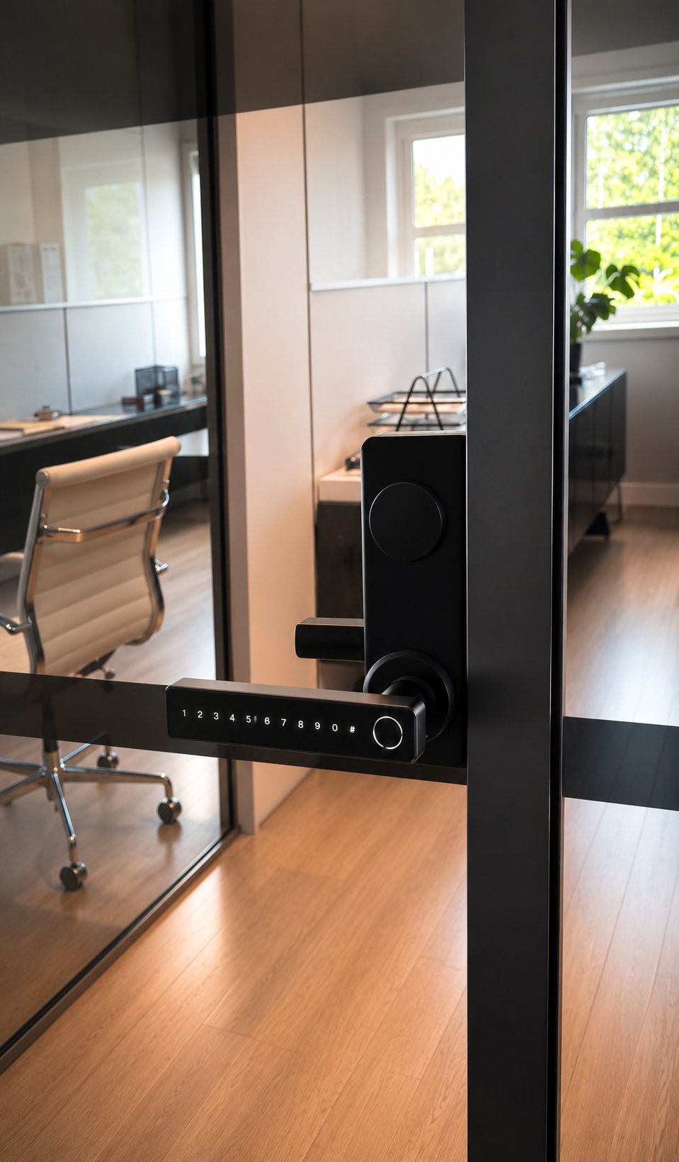 Solvotix S25 smart handle for CreoNordic Prosjekt doors