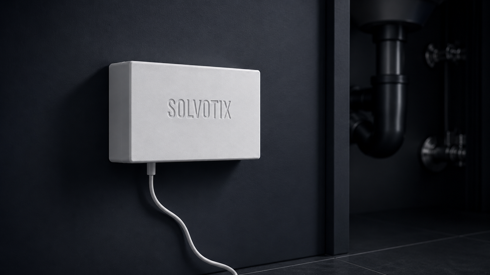 Solvotix water detector with leak sensor wire